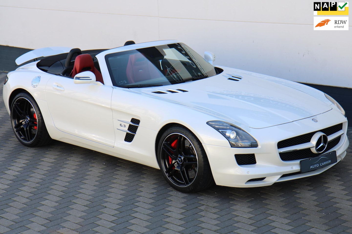 Mercedes-Benz SLS Roadster - 6.3 AMG Ride Control DCT Topstaat - AutoWereld.nl