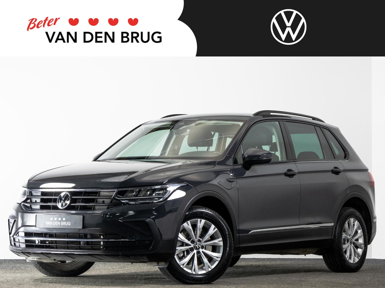 Volkswagen Tiguan - 1.4 TSI eHybrid 245 pk AUTOMAAT | LED | Adaptieve cruise | Side assist | - AutoWereld.nl