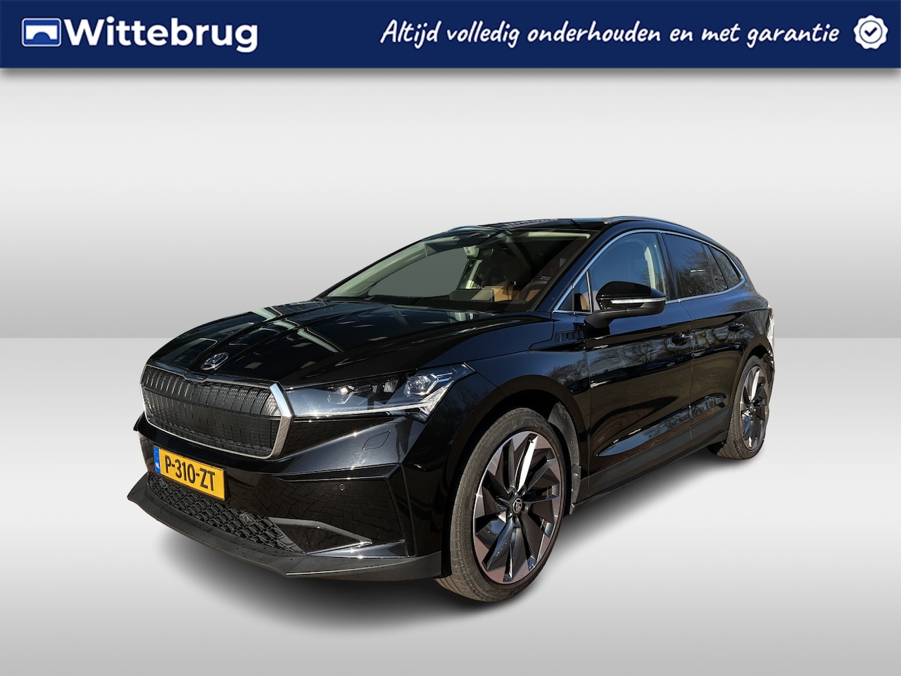 Skoda Enyaq iV - 80 First Edition / Warmtepomp / Achteruitrijcamera / lederen interieur / Lane assist / Ver - AutoWereld.nl