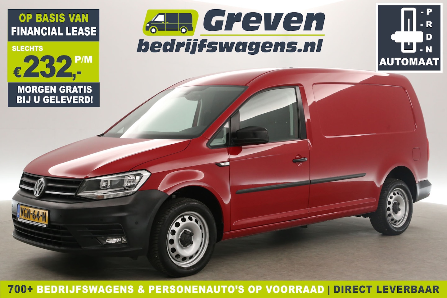 Volkswagen Caddy Maxi - 2.0 TDI L2H1 DSG Airco Cruise Parkeersensoren Bluetooth Elektrpakket - AutoWereld.nl