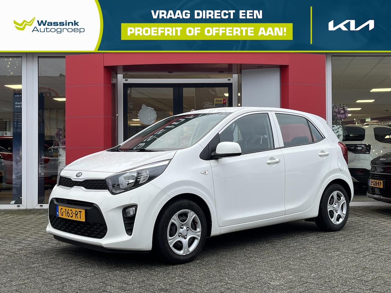 Kia Picanto - 1.0 MPi 67pk 4-zits ComfortPlusLine Airconditioning | Navigatie via Carplay | Parkeercamer - AutoWereld.nl