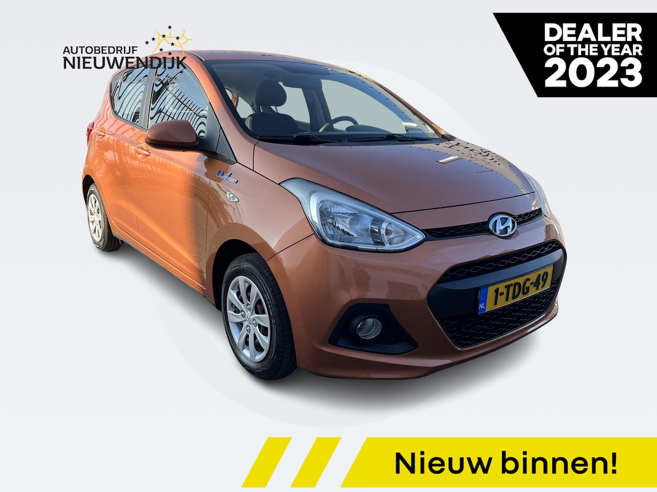 Hyundai i10 - 1.0i i-Motion Comfort / AIRCO / CLIMATE CONTROL / METALLIC / ELEKTRISCHE RAMEN / CENTRALE - AutoWereld.nl