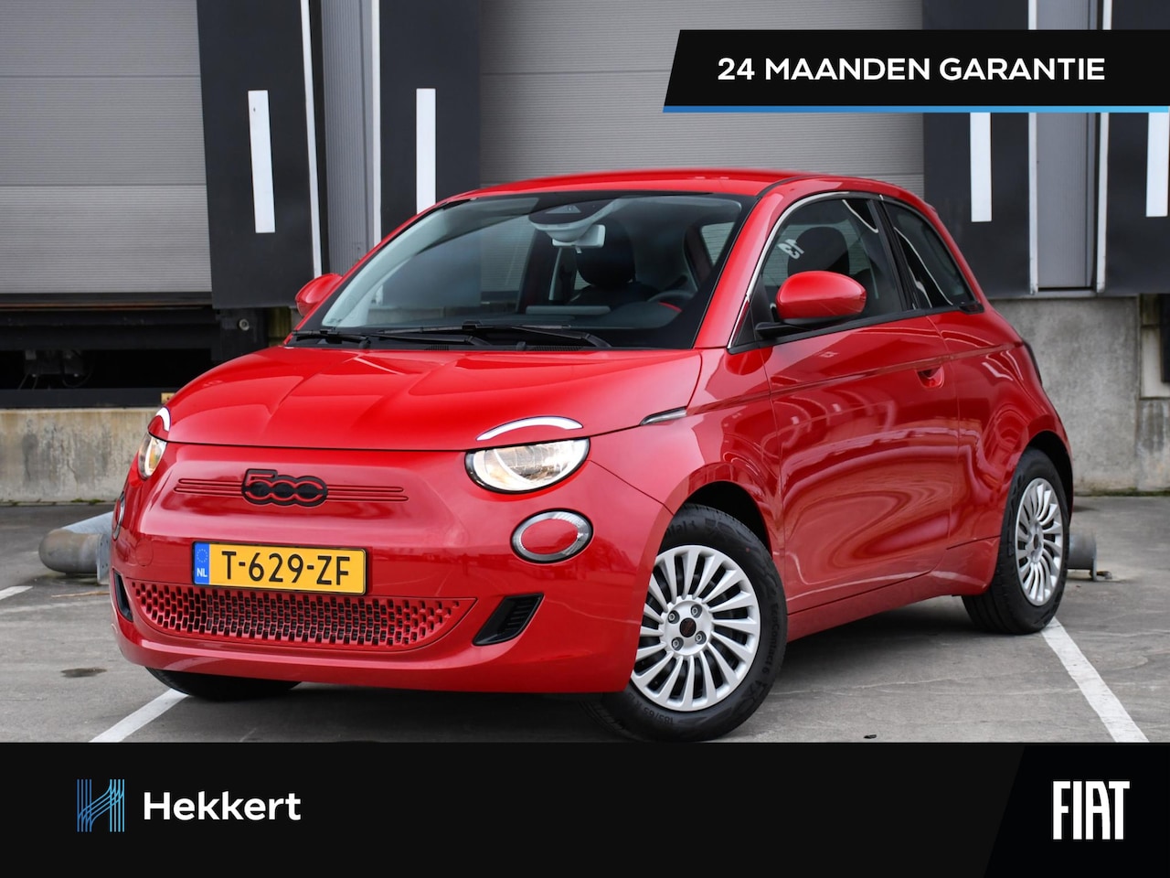 Fiat 500 - RED 24 kWh 95pk Automaat 40KM! | NAVI | DAB | USB | CRUISE.C | DIGITAAL DASHBOARD - AutoWereld.nl