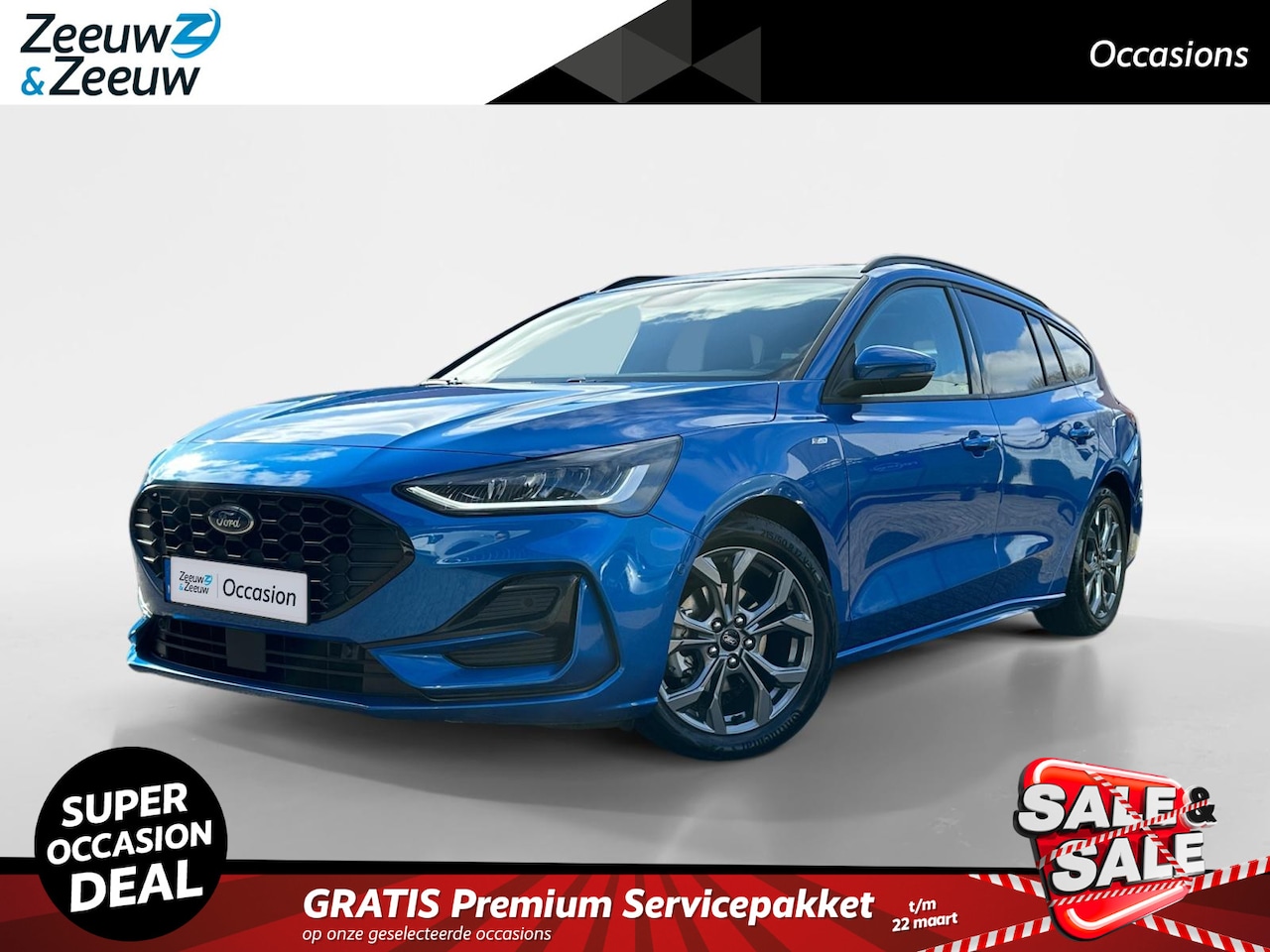 Ford Focus Wagon - 155 pk EcoBoost Hybrid ST Line X |Driver Assistance Pack | Panoramadak | Winter Pack| - AutoWereld.nl