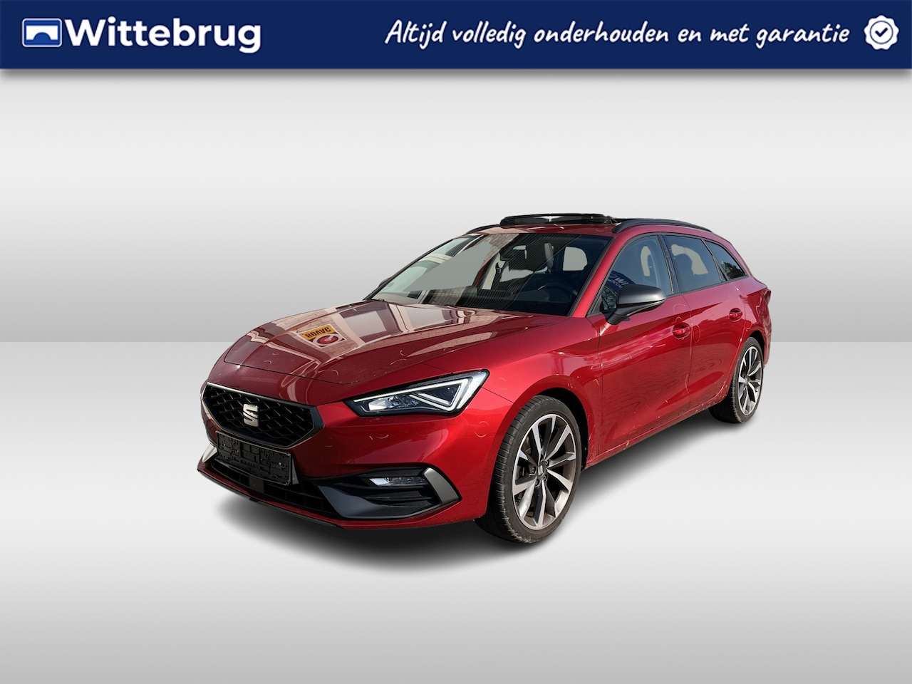 Seat Leon Sportstourer - 1.5 eTSI FR Business Intense / AUTOMAAT/ PANO/ CAMERA/ PARK. SENSOREN/ CRUISE/ STOEL-STUUR - AutoWereld.nl