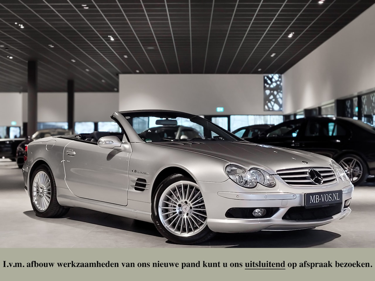 Mercedes-Benz SL-klasse Cabrio - AMG 55 ABC|Distronic|Keyless|Bose|Massage|Volledige historie - AutoWereld.nl