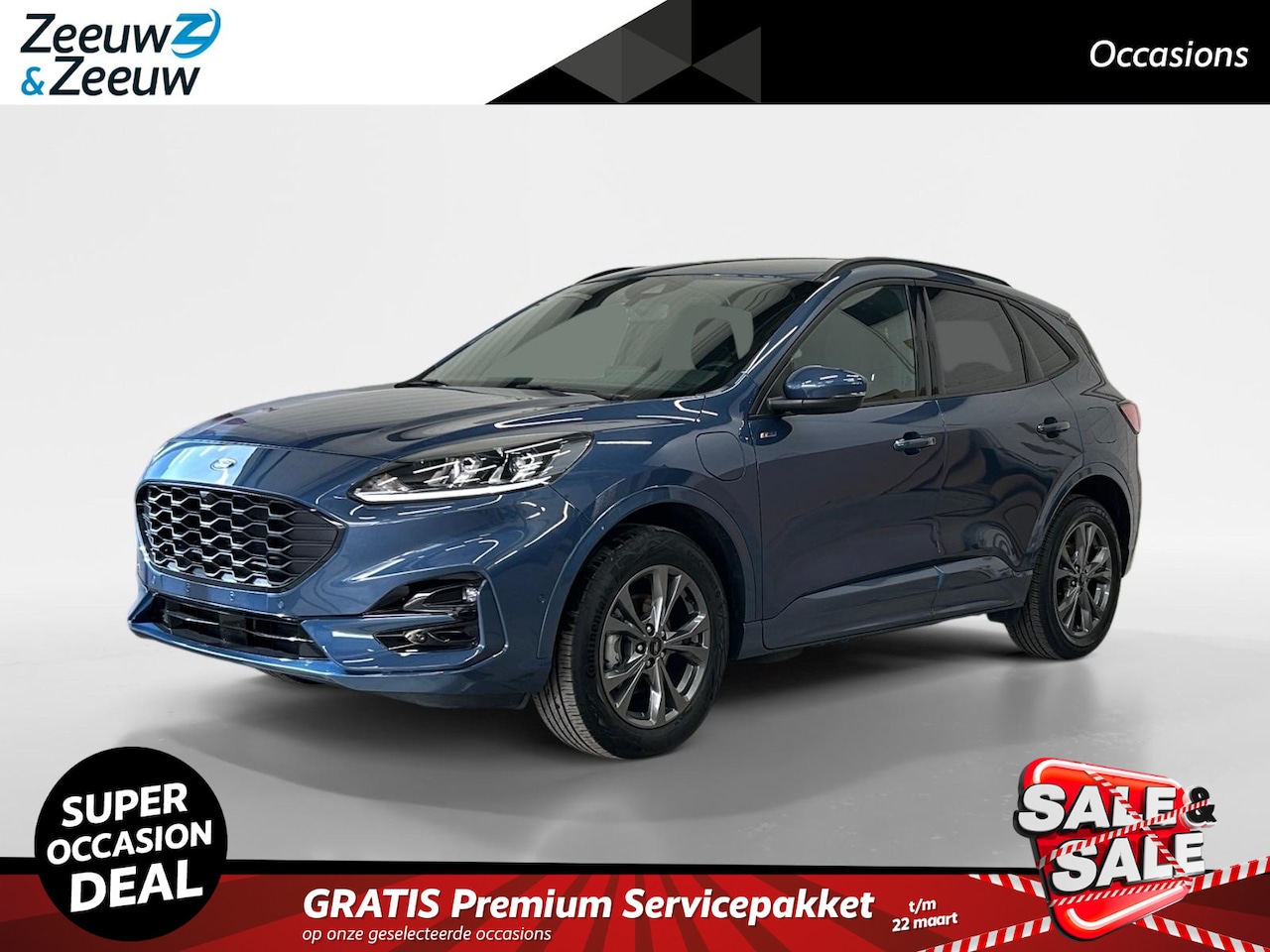 Ford Kuga - 2.5 PHEV ST-Line X 225pk | BLISS | Adaptieve cruise control | Lichtmetalen velgen | Achter - AutoWereld.nl