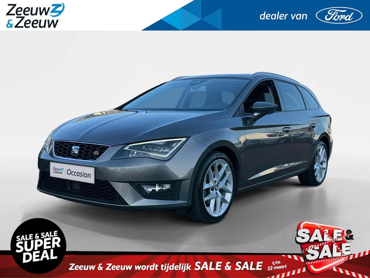 Seat Leon ST - 1.4 TSI ACT FR Dynamic | 1ste Eigenaar | Sport-pakket | Panorama dak | Winter set | 12 Maa - AutoWereld.nl