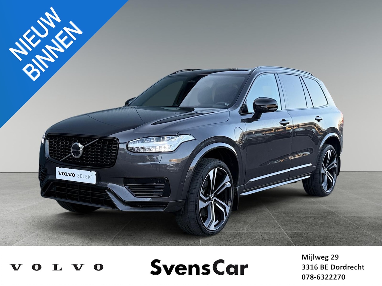 Volvo XC90 - 2.0 T8 Recharge AWD Ultimate Dark | Luchtvering | Bowers & Wilkins Audi | Trekhaak | Extra - AutoWereld.nl