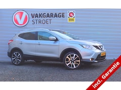 Nissan Qashqai - 1.2 Tekna | pano | leer | cruise | navi | camera | dealer o.h