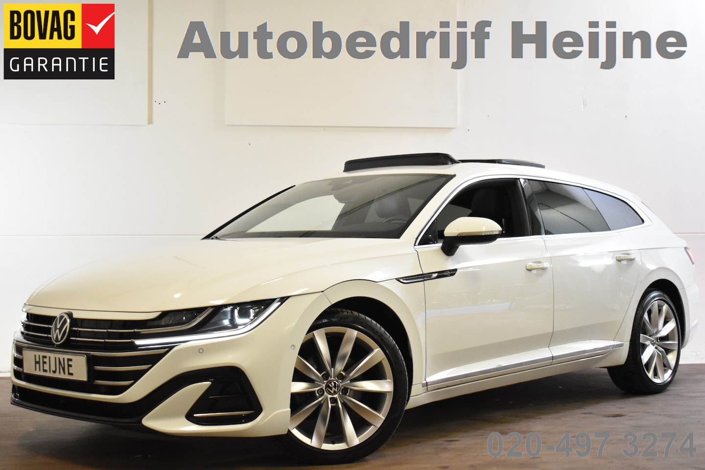 Volkswagen Arteon Shooting Brake - eHybrid 218PK DSG R-LINE SPORT BUSINESS + LEDER/NAVI/VIRTUAL - AutoWereld.nl