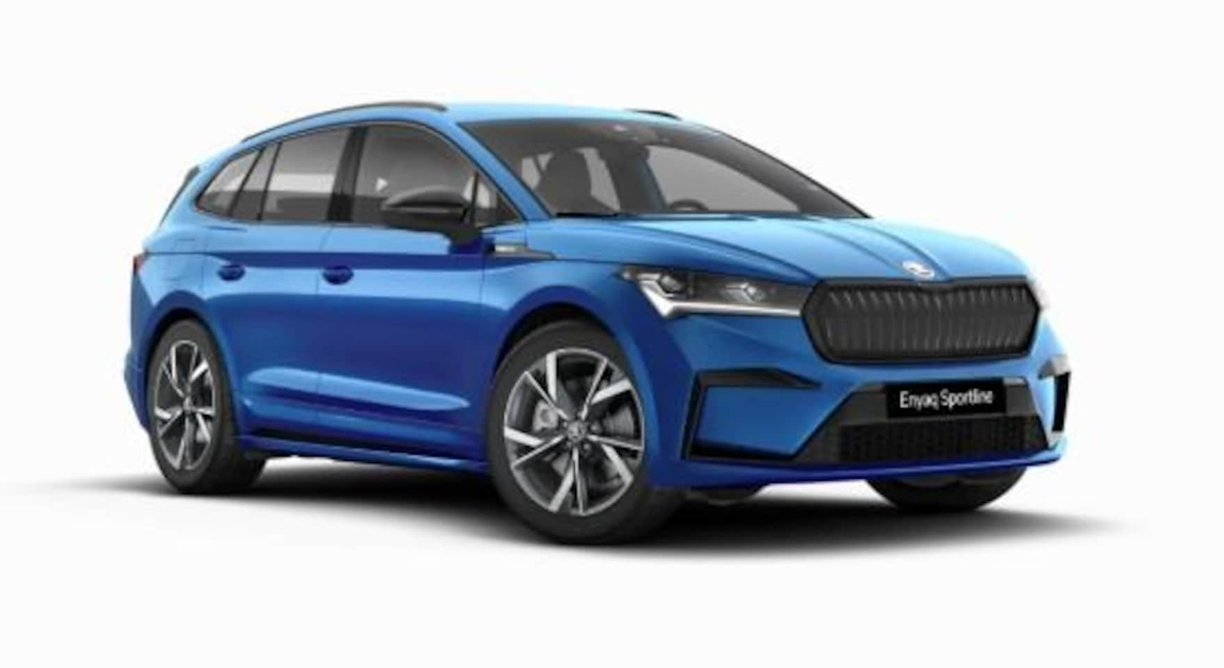 Skoda Enyaq iV - Sportline Elektromotor 210 kW / 286 PK SUV Elektri | Trekhaak | Panodak | Head-up display - AutoWereld.nl