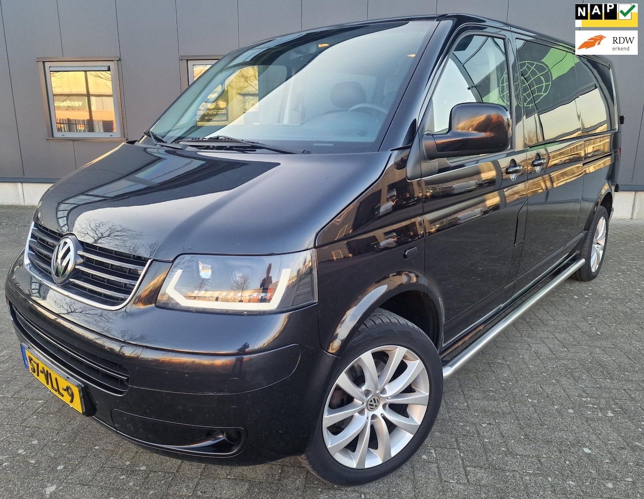 Volkswagen Transporter - 2.5 TDI 340 Budgetline DC 2.5 TDI 340 Budgetline DC, revisie automaatbak, leder, navi, etc. Prefer export - AutoWereld.nl