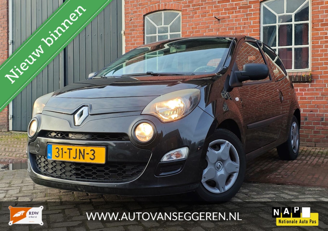 Renault Twingo - 1.2 - Nwe APK/75PK/Garantie/Elek. Ramen/NAP - AutoWereld.nl