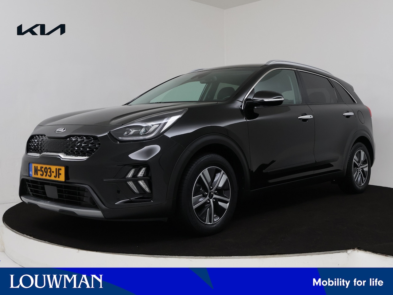 Kia Niro - 1.6 GDi Hybrid DynamicPlusLine | Leder | Apple Carplay/Android Auto | Achteruitrijcamera | - AutoWereld.nl