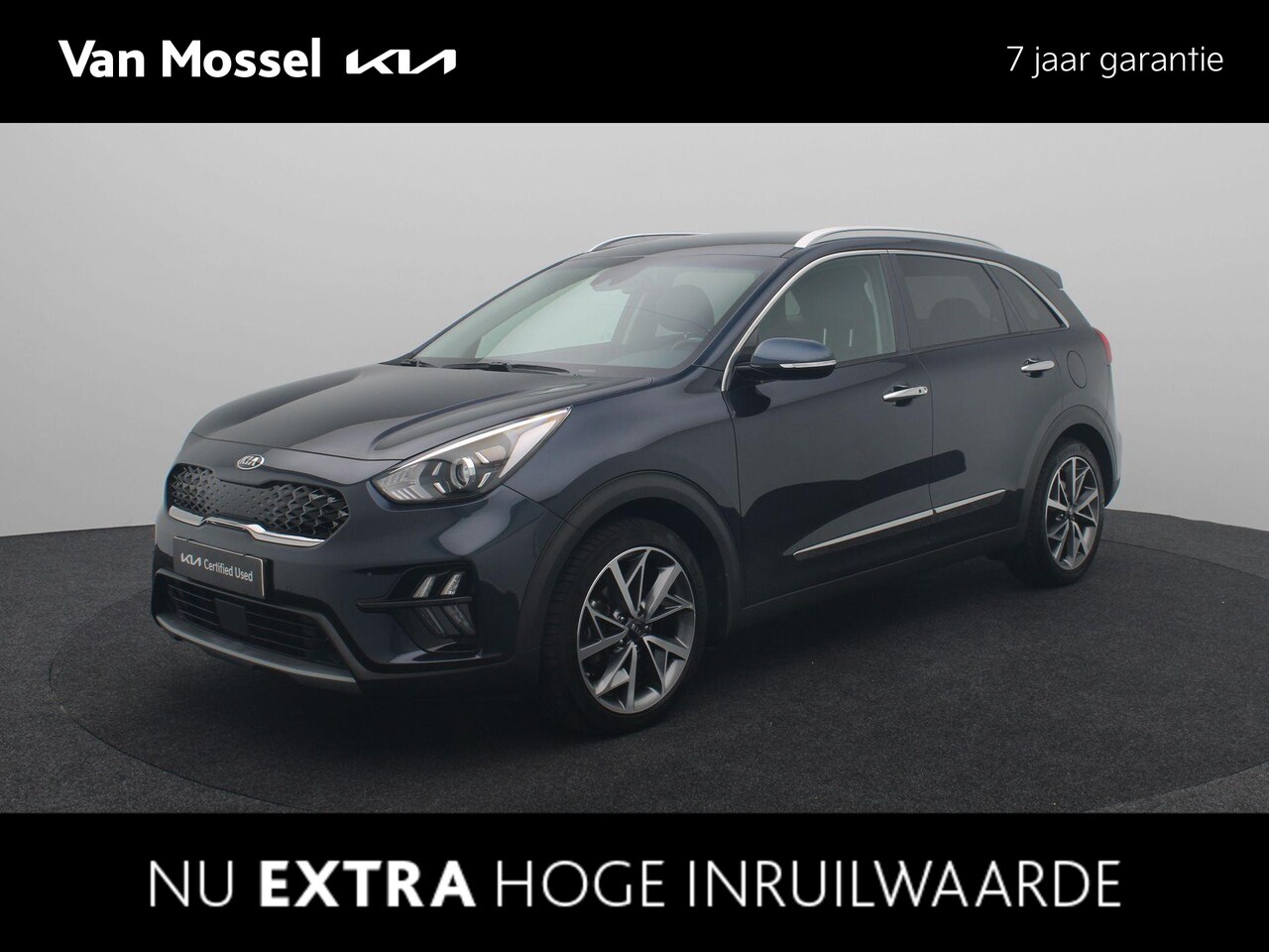 Kia Niro - 1.6 GDi Hybrid DynamicPlusLine | 18" velgen | Stoel/stuur verwarming | Camera | - AutoWereld.nl