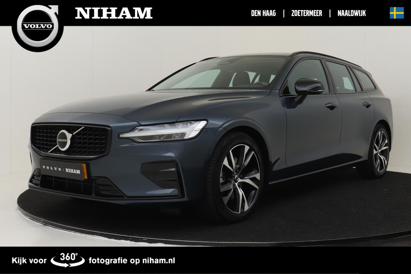 Volvo V60 - B4 (M-HYBRID) PLUS DARK -CAMERA|ADAP.CRUISE|POWER-SEATS|TREKHAAK - AutoWereld.nl