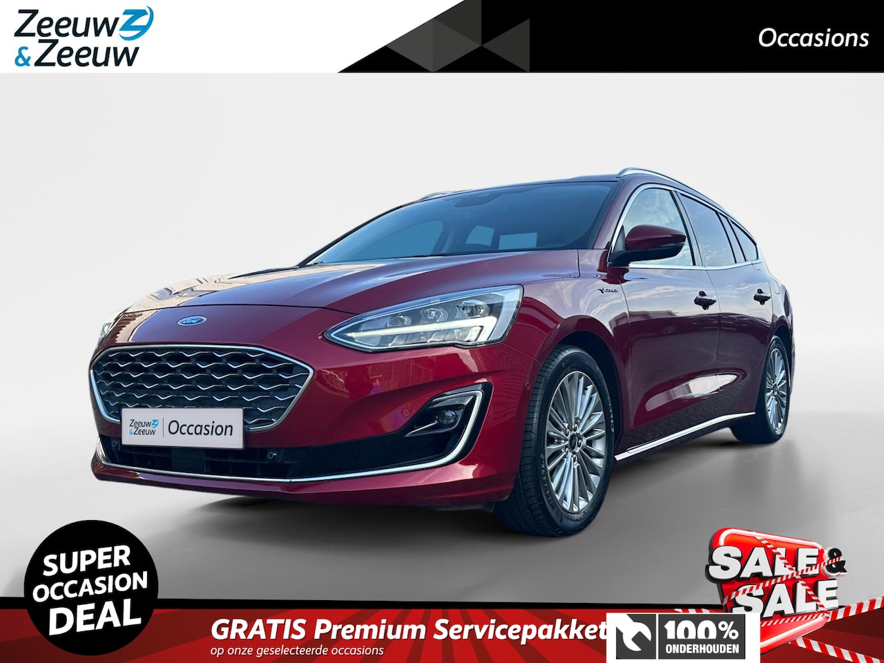 Ford Focus Wagon - 1.5 EcoBoost Vignale | Dealer onderhouden | Automaat | Winter pack | Elektrische achterkle - AutoWereld.nl