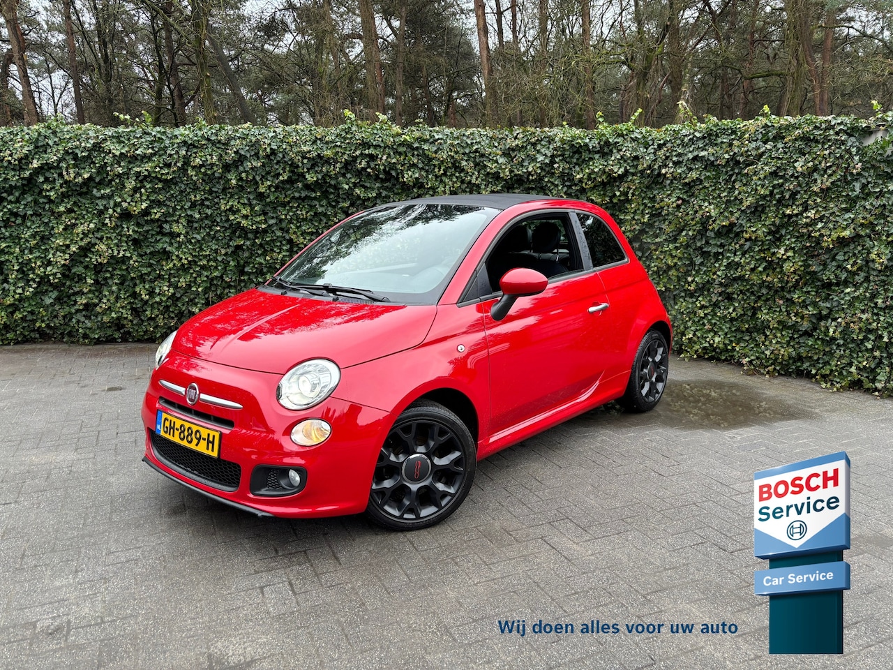 Fiat 500 C - 0.9 TwinAir Turbo 500S Cabrio | Leder | Sportsoelen | Climate | Bi-Xenon - AutoWereld.nl