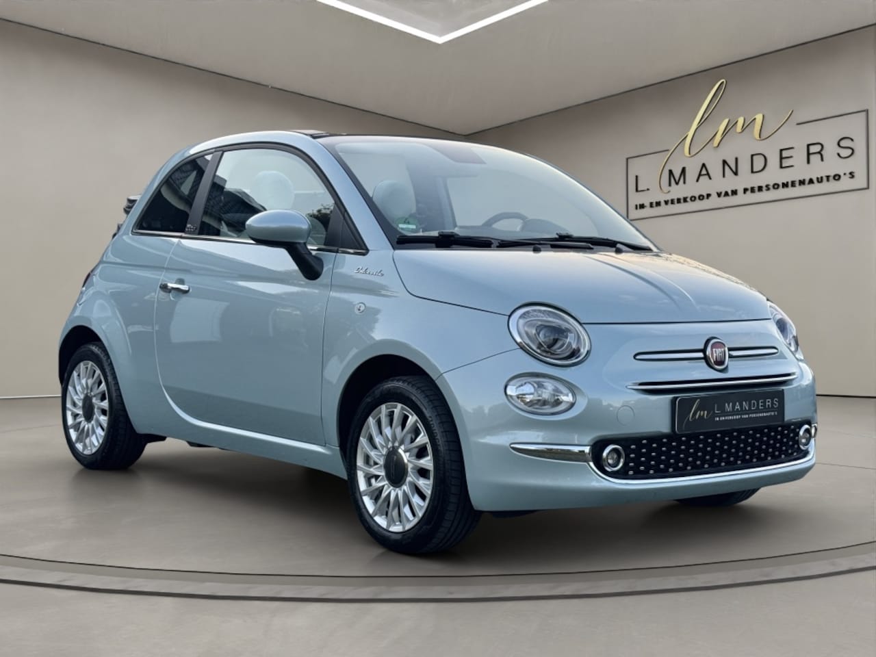 Fiat 500 C - 1.0 Hybrid Dolcevita 2023 BABY BLAUW | Cruise Control | Apple Ca - AutoWereld.nl