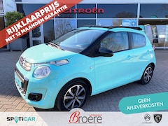 Citroën C1 - 1.0 VTi Airscape 68PK ETG Automaat 5D Shine | parkeersensoren, canvas elektrisch dak, 15 i