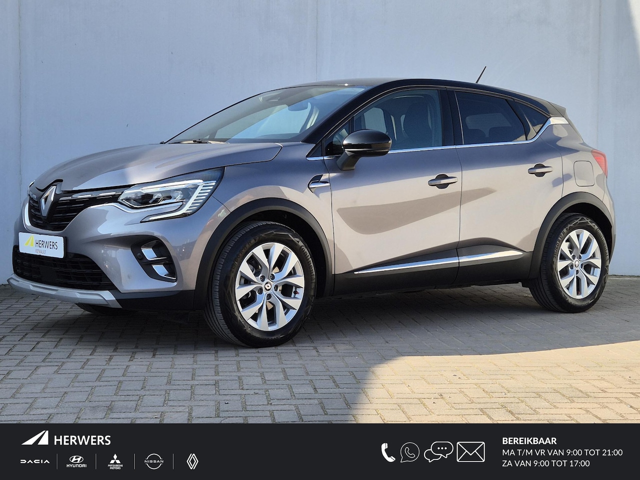 Renault Captur - 1.6 E-Tech Plug-in Hybrid 160 Intens Automaat / Pack Parking / Pack Easy Link / Apple Carp - AutoWereld.nl