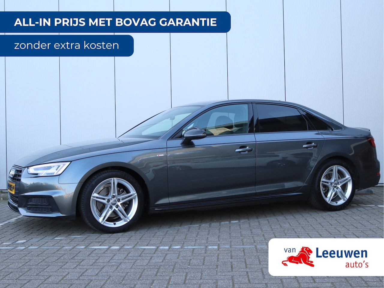 Audi A4 Limousine - 1.4 TFSI S line Black | Leder | Trekhaak | Sfeerverlichting | - AutoWereld.nl