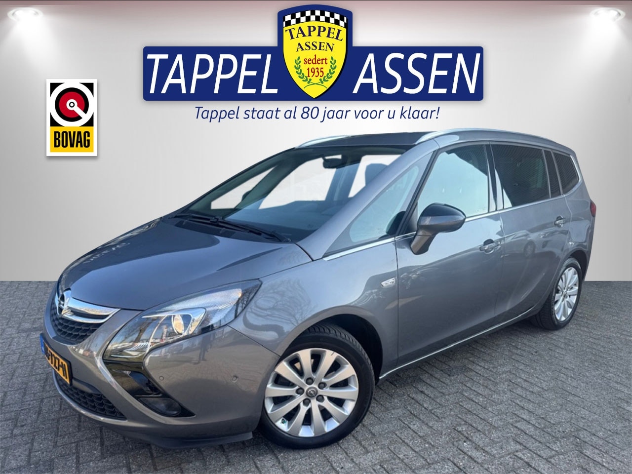 Opel Zafira Tourer - 1.4 Edition 140PK/AUTOMAAT/ 7p./ Nav/ PDC v&a - AutoWereld.nl