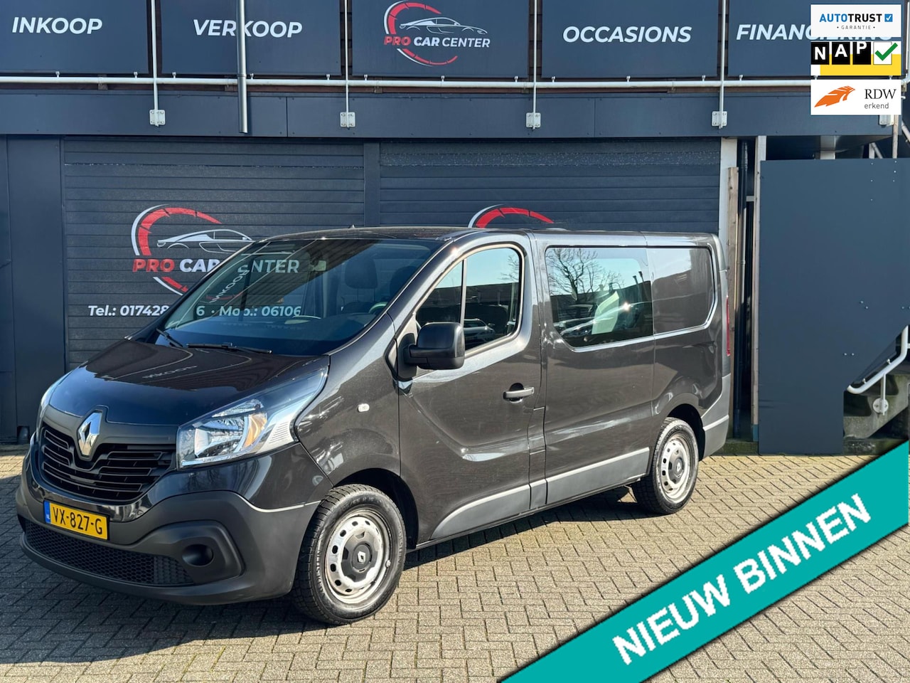 Renault Trafic - 1.6 dCi T27 L1H1 Comfort AIRCO|CRUISE|DUB. CABINE|PDC|NAVI|NAP|APK - AutoWereld.nl