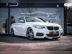 BMW 2-serie Cabrio - 220i High Executive|M-Pakket|Stuur/stoelverw|Aut|Softop|LED|Navi|Leder|Verlaagd