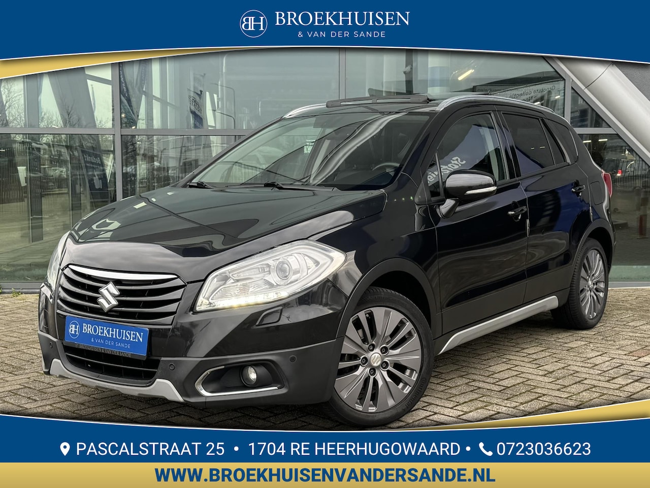 Suzuki SX4 S-Cross - 1.6 High Executive 120pk Schuifdak / Trekhaak / Leder / Stoelverwarming - AutoWereld.nl