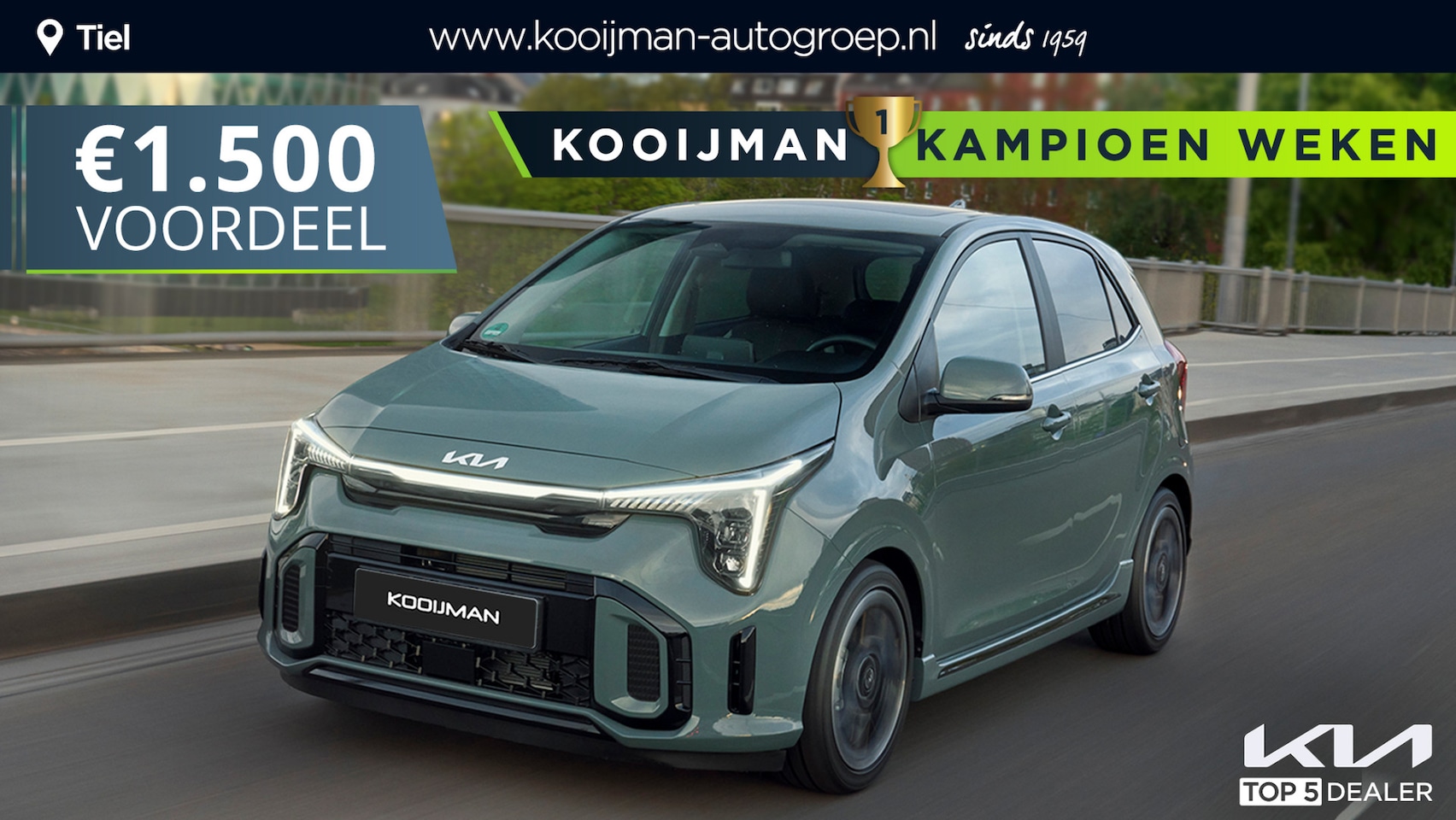 Kia Picanto - 1.0 DPI DynamicLine Ruim €1.500,- Voordeel! Meerdere kleuren uit voorraad leverbaar! - AutoWereld.nl