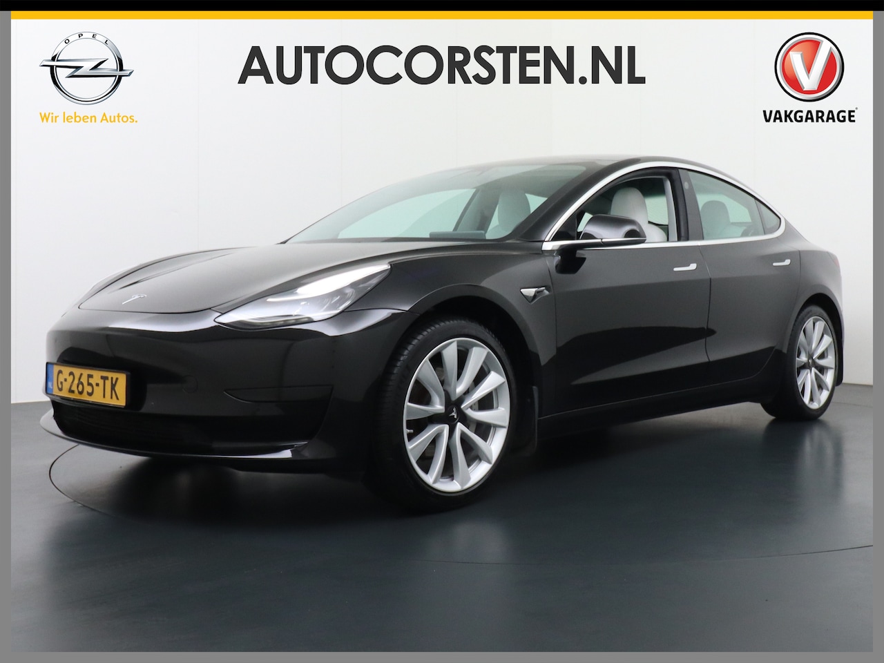 Tesla Model 3 - SR+ 60kWh 325PK 19" Ivoor leder Interieur FSD-3 Computer AutoPilot PanoDak Adaptive Cruise - AutoWereld.nl