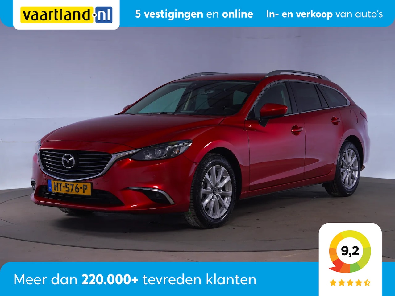 Mazda 6 - 2.0 Sky Active-G 165 TS+ Aut [ Nav Privacy glass Stoelverwarming ] - AutoWereld.nl