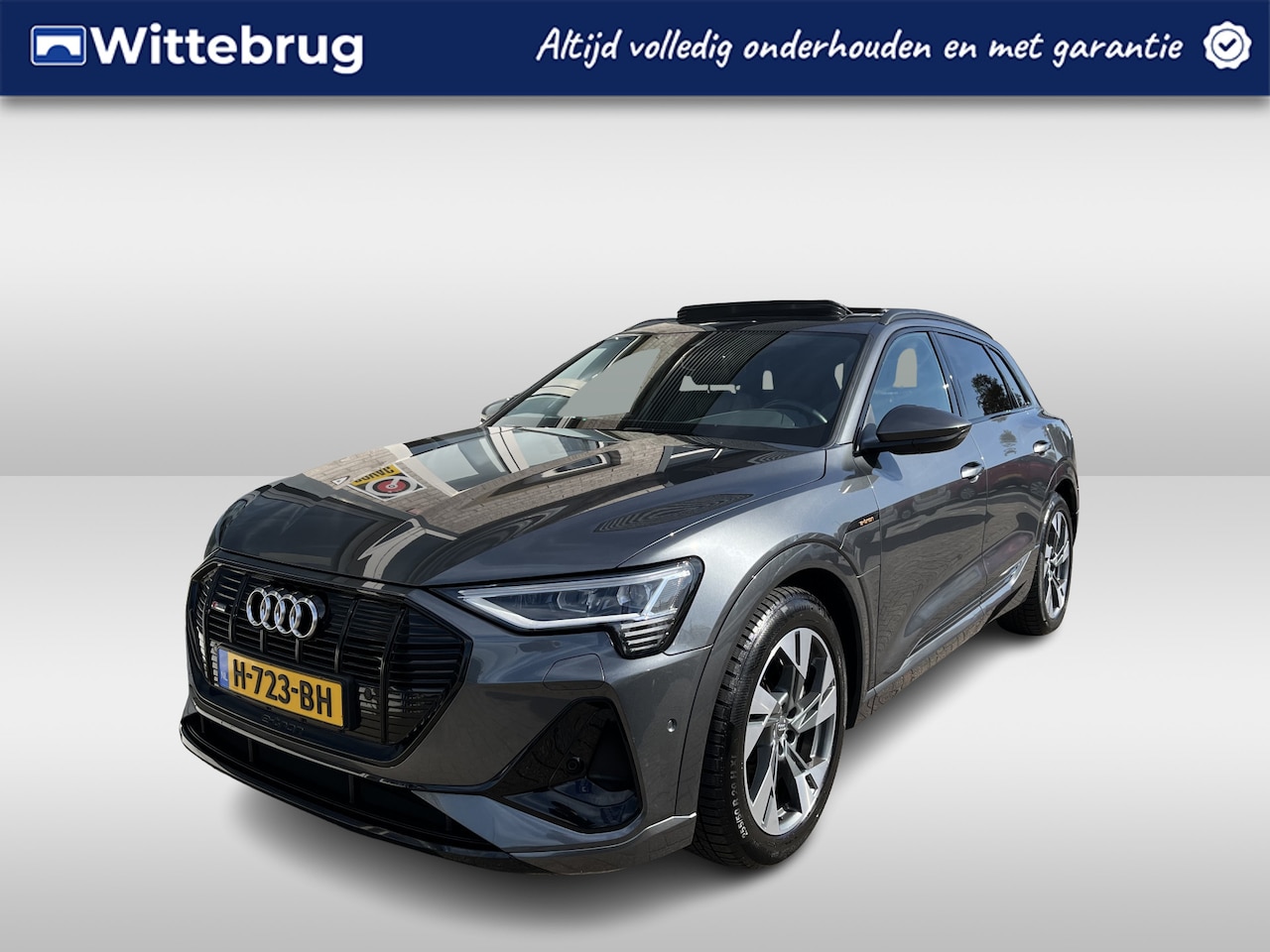 Audi e-tron - 50 quattro 2x S-Line / AUTOMAAT/ PANO/ MEMORY SEAT/ LEDER & ALCANTARA/ ADAPT.CRUISE/ NAVI/ - AutoWereld.nl