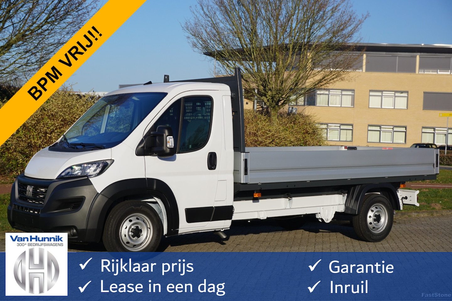 Fiat Ducato - MAXI 35 2.2 140PK Open laadbak Series 9 Airco, Cruise, Bluetooth!!  NR. 133 - AutoWereld.nl