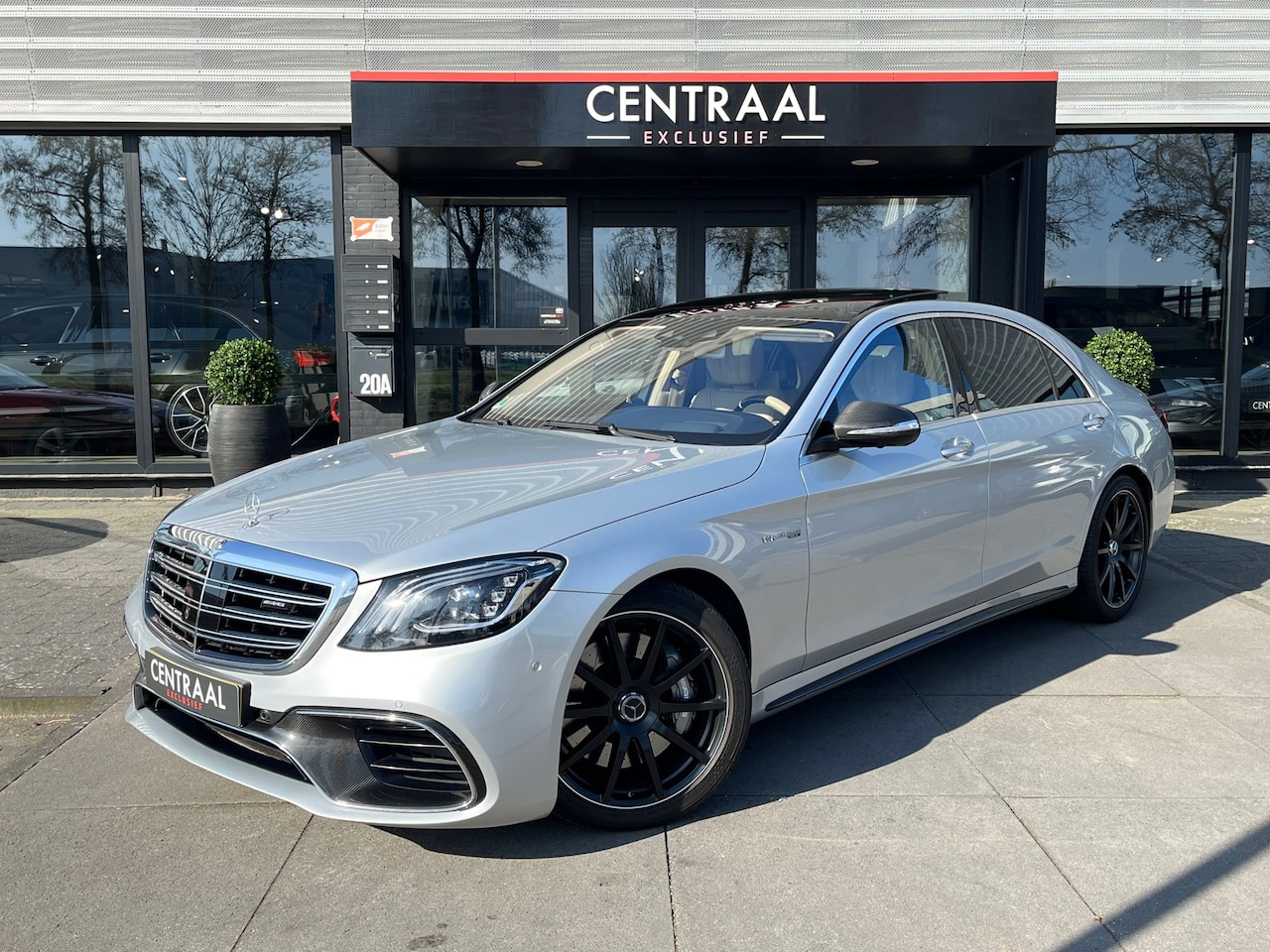 Mercedes-Benz S-klasse - AMG 63 4Matic+ Lang|Pano|Burmester|Carbon|Massage|Designo|360Camera|Nachtzicht|Head-Up|612 - AutoWereld.nl