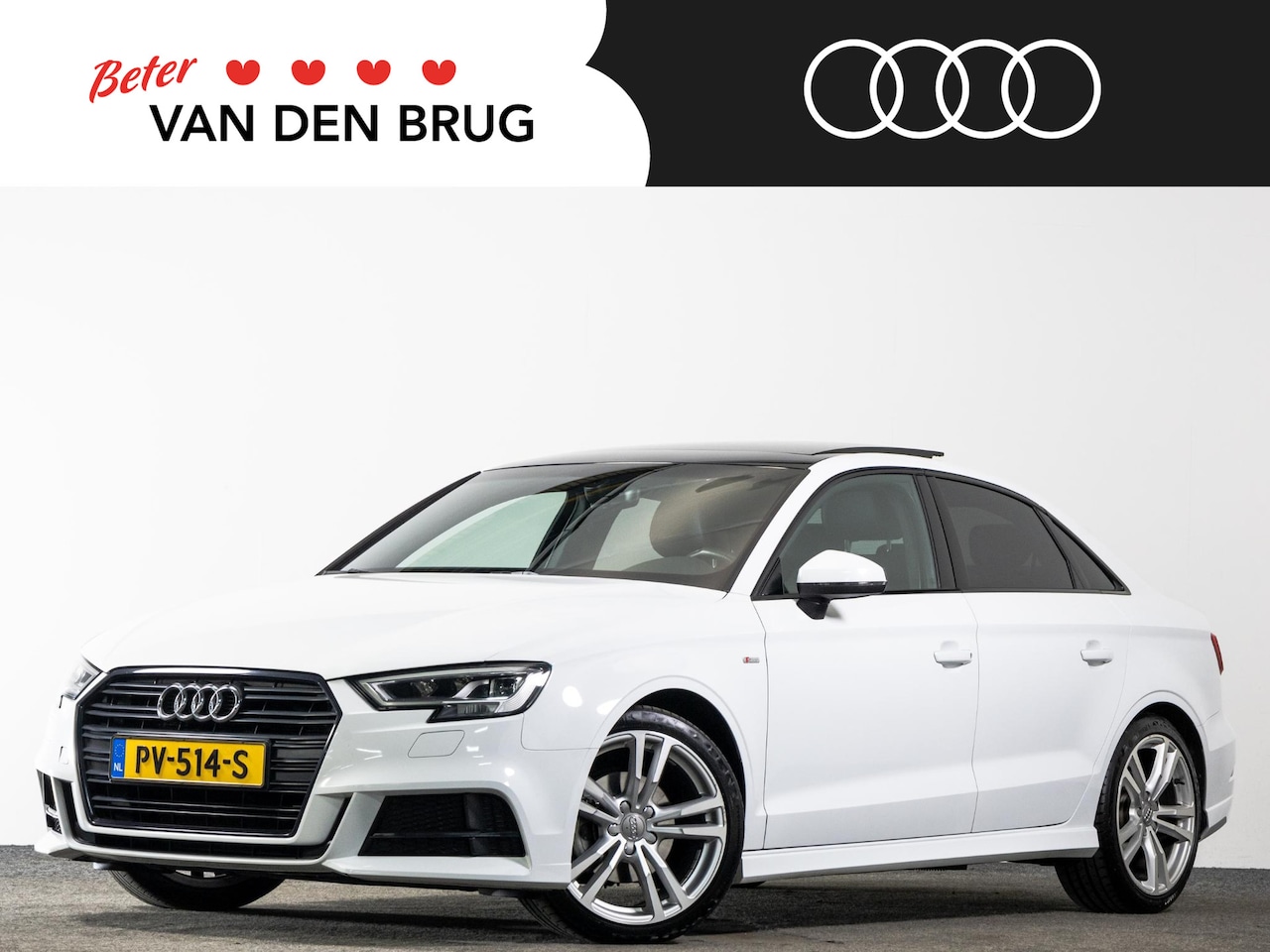 Audi A3 Limousine - S-Line 1.5 TFSI 150 PK AUTOMAAT | LED | Panoramadak | Black Optiek | Navigatie | - AutoWereld.nl