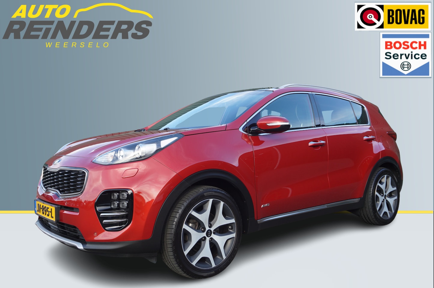 Kia Sportage - 1.6 T-GDI 4WD 177pk Automaat GT-Line PlusLine + Trekhaak/ Panoramadak/ Xenon/ Garantie! - AutoWereld.nl