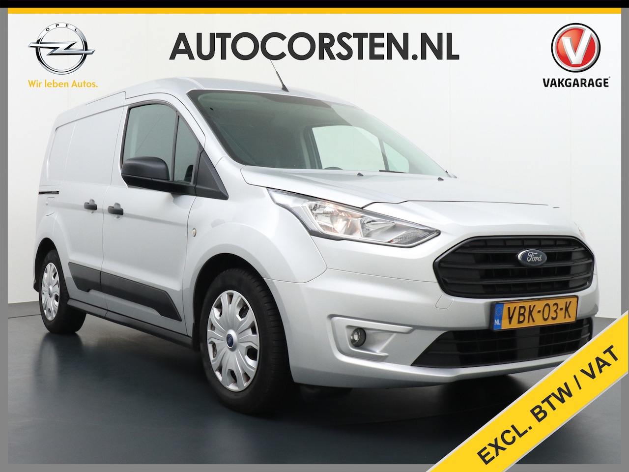 Ford Transit Connect - 1.5 EcoBlue L1 Trend 3-Persoons Navi Camera Airco Cruise Control Voorruitverwarming Led Pd - AutoWereld.nl