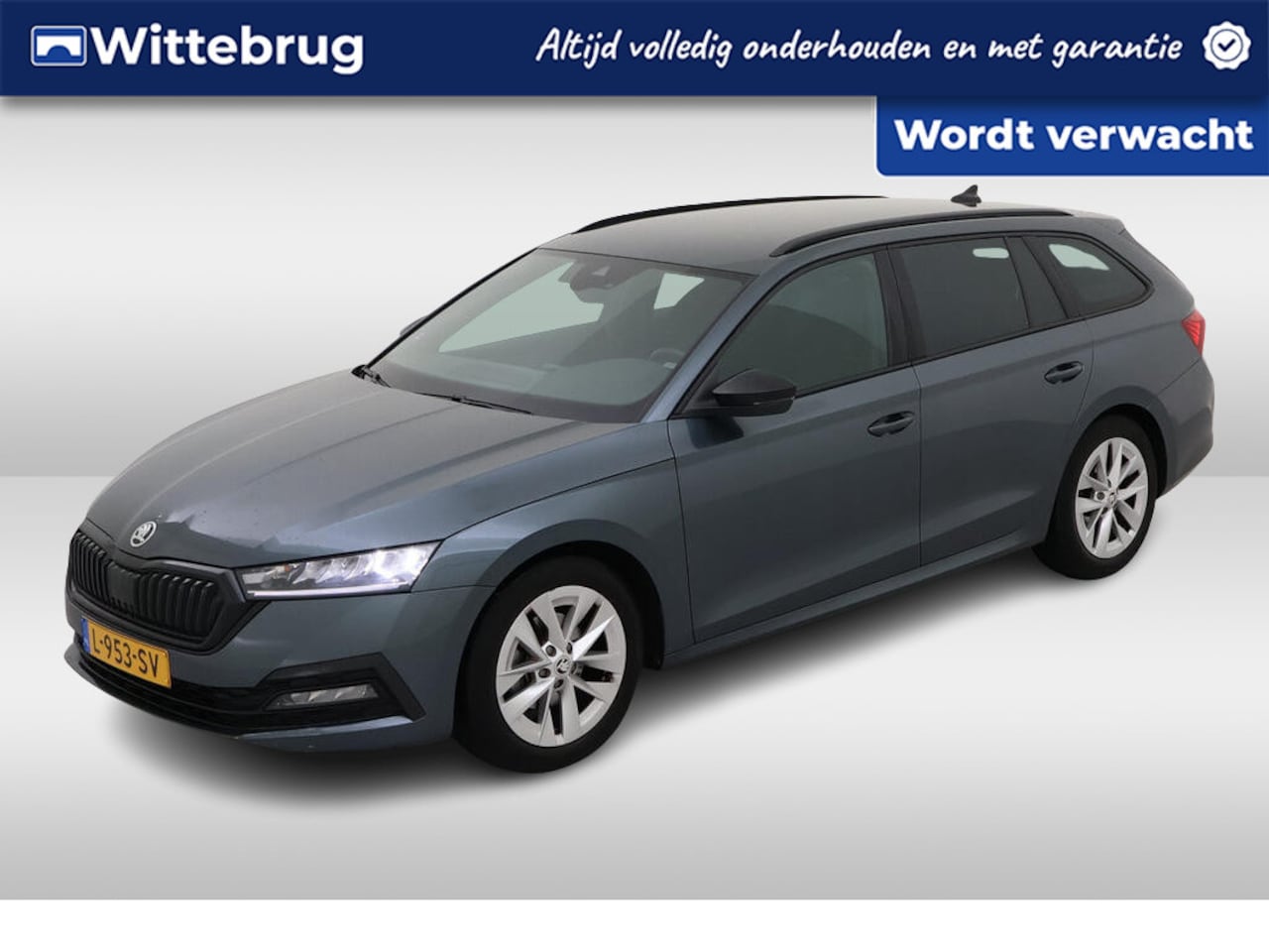 Skoda Octavia Combi - 1.0 TSI Sport Business Sunset Navigatie / Parkeersensoren / Clima / LED / Cruise / Bluetoo - AutoWereld.nl