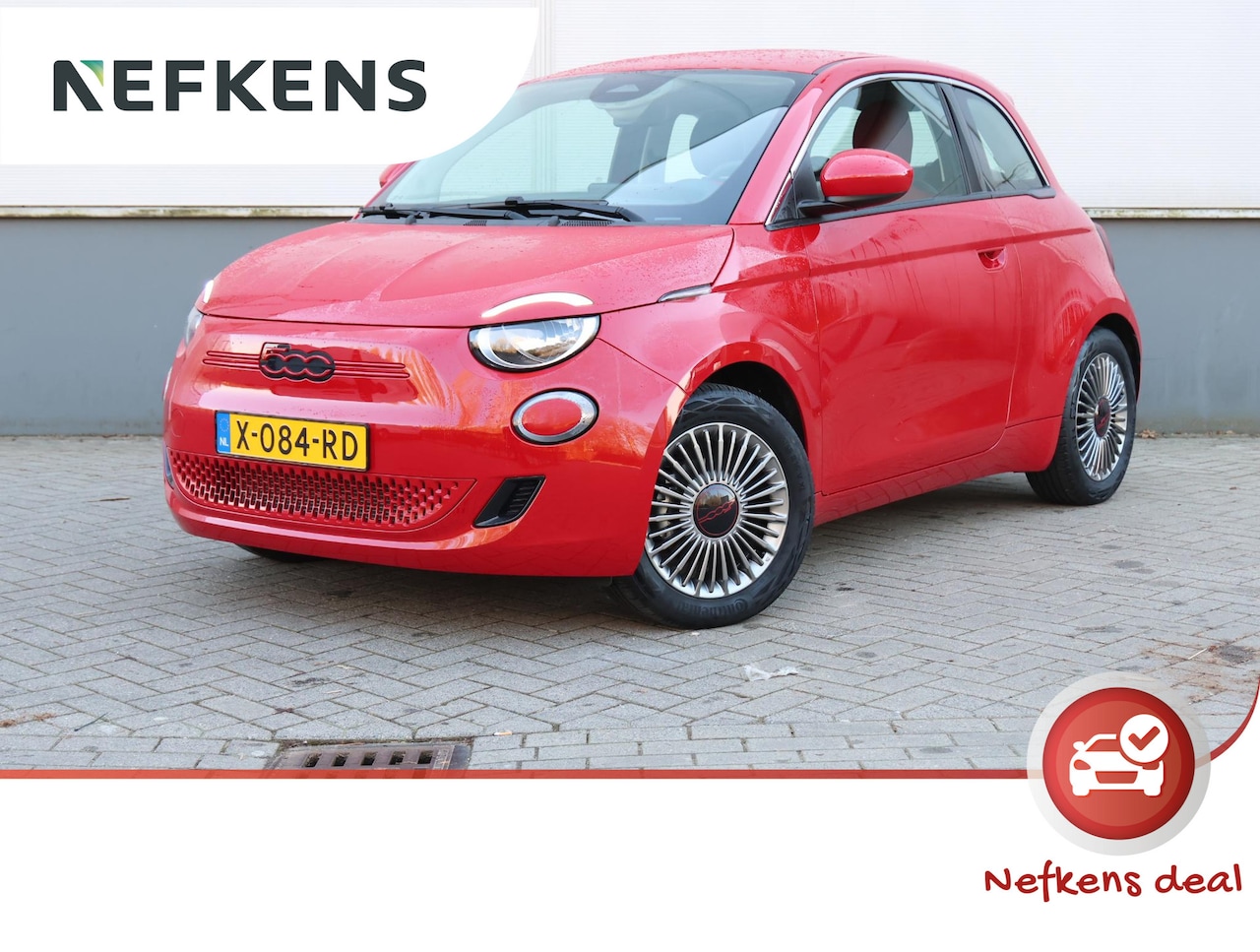 Fiat 500 - RED 24 kWh | Achteruitrijcamera | Climate | 7"scherm | AppleCarplay | FULL LED - AutoWereld.nl