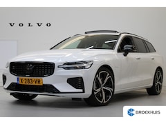 Volvo V60 - T6 350PK AWD Plus Dark | Panorama | Trekhaak | Contourstoelen | 19'' | Getint Glas | Achte