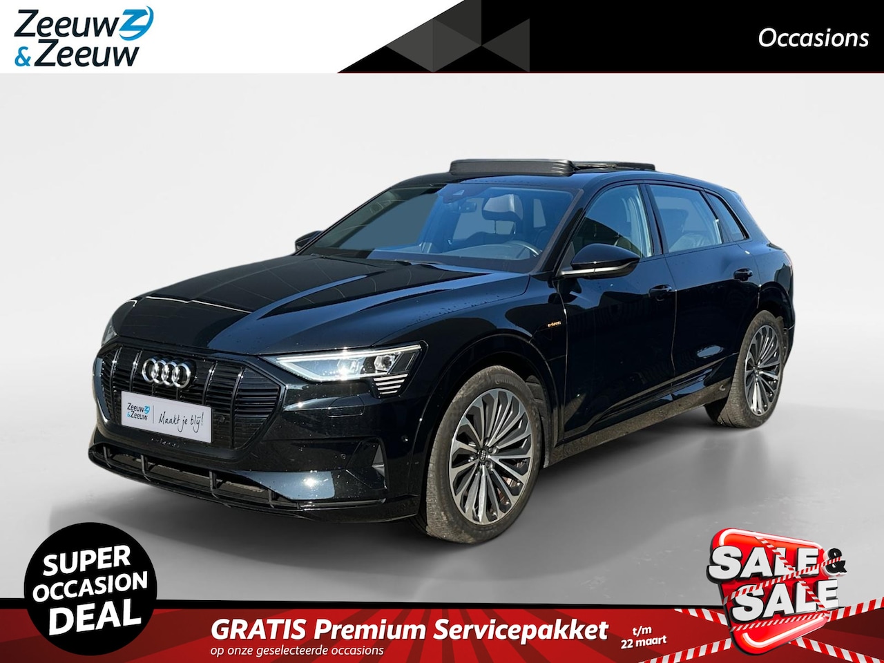 Audi e-tron - e-tron 55 quattro advanced 95 kWh 1e Eigenaar | Bovag garantie | NAP - AutoWereld.nl