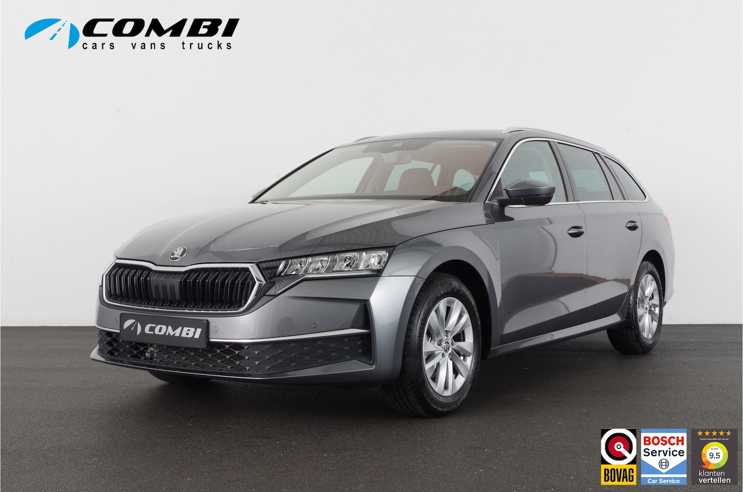 Skoda Octavia Combi - 1.5 TSI MHEV Business Edition Plus > DSG-7/Graphite Grey/Winterpakket/sfeerverlichting... - AutoWereld.nl