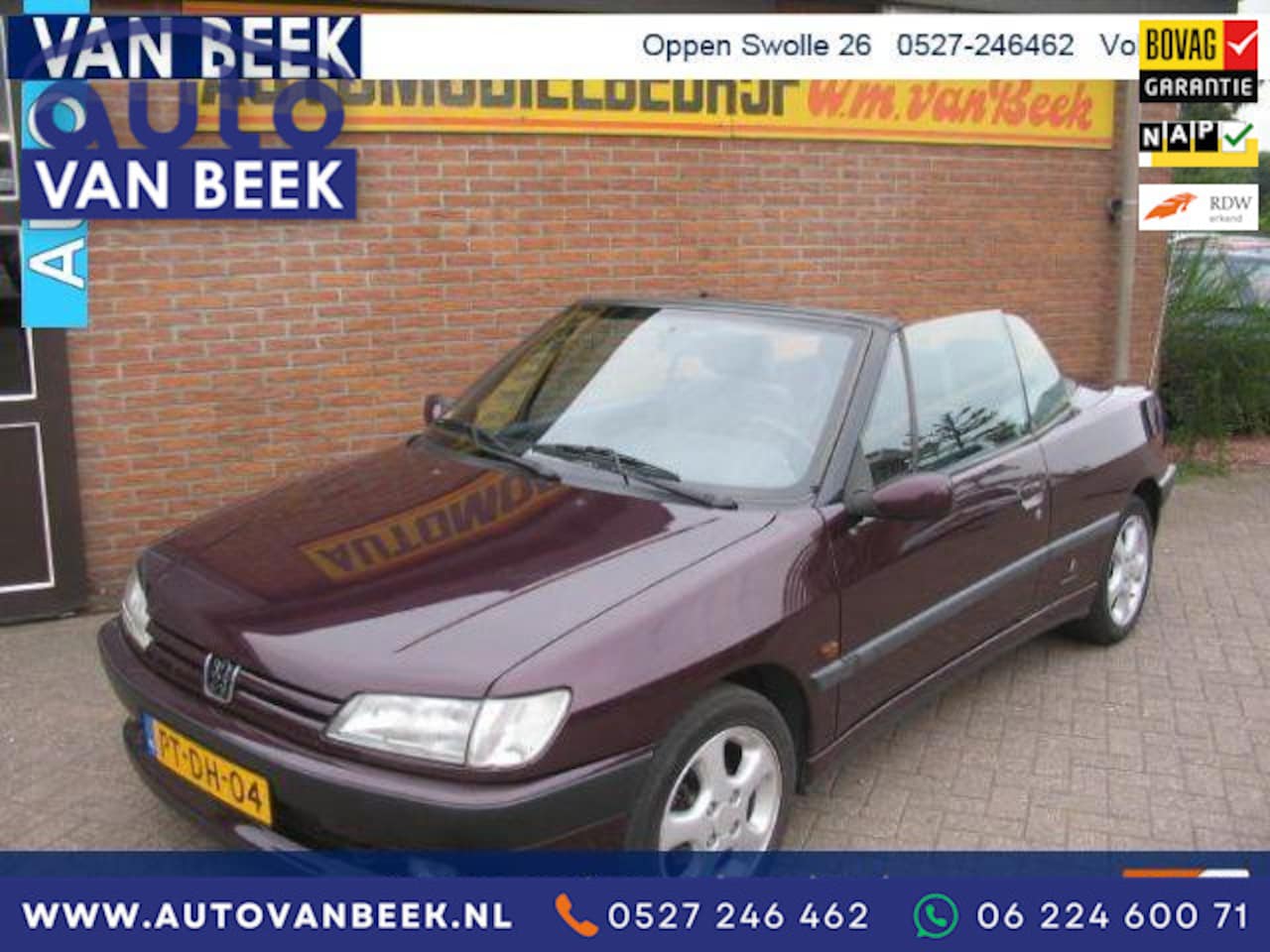 Peugeot 306 Cabriolet - 2.0 2.0 (nieuwe APK) - AutoWereld.nl