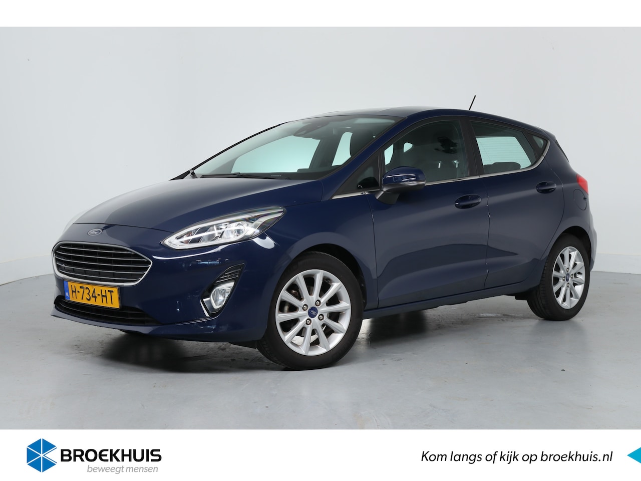 Ford Fiesta - 1.0 EcoBoost Titanium | 1e Eigenaar! | Winter Pack | Navi | Clima | Parkeersensoren | Crui - AutoWereld.nl