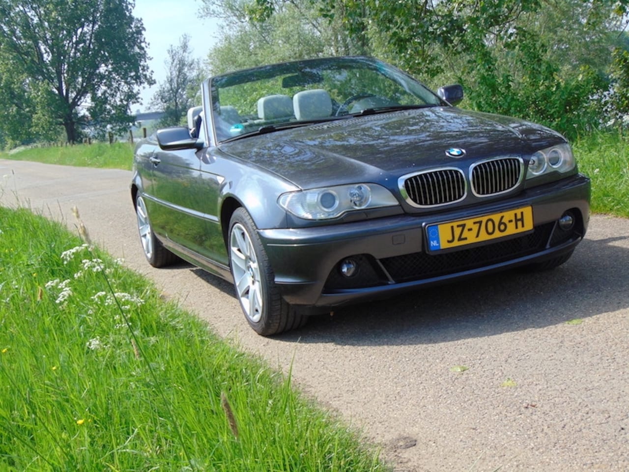 BMW 3-serie Cabrio - 325Ci Special Executive Futura HellGrau leder, originele hardtop en in originele staat. Youngtimer - AutoWereld.nl