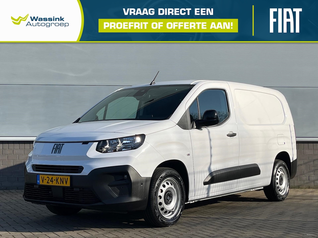 Fiat Doblò Cargo - New GB 1.5 BlueHDi 100pk L2 | Cruise Control | Trekhaak | Betimmering | Reservewiel | 1000 - AutoWereld.nl