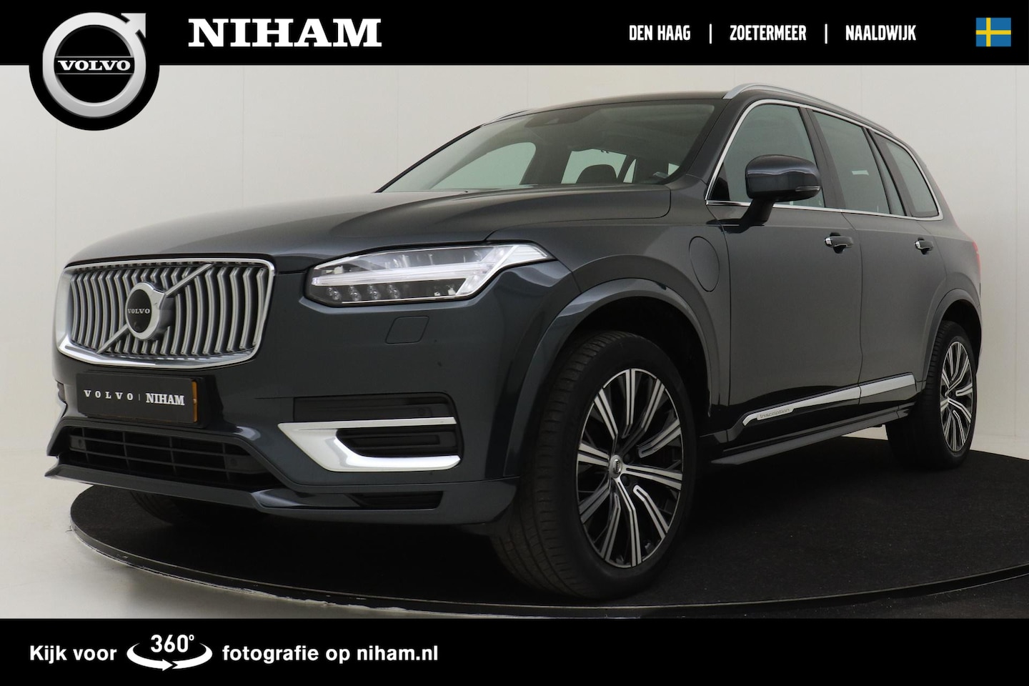 Volvo XC90 - T8 TE AWD INSCRIPTION 6PERS. INTRO EDITION -LUCHTVERING|HARMAN/KARDON|GEVENT.LEDER+MASSAGE - AutoWereld.nl